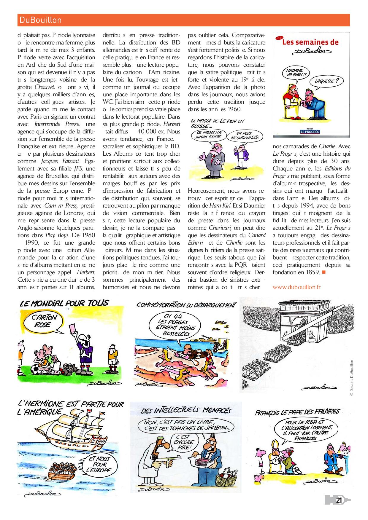 Interview  France Cartoons
