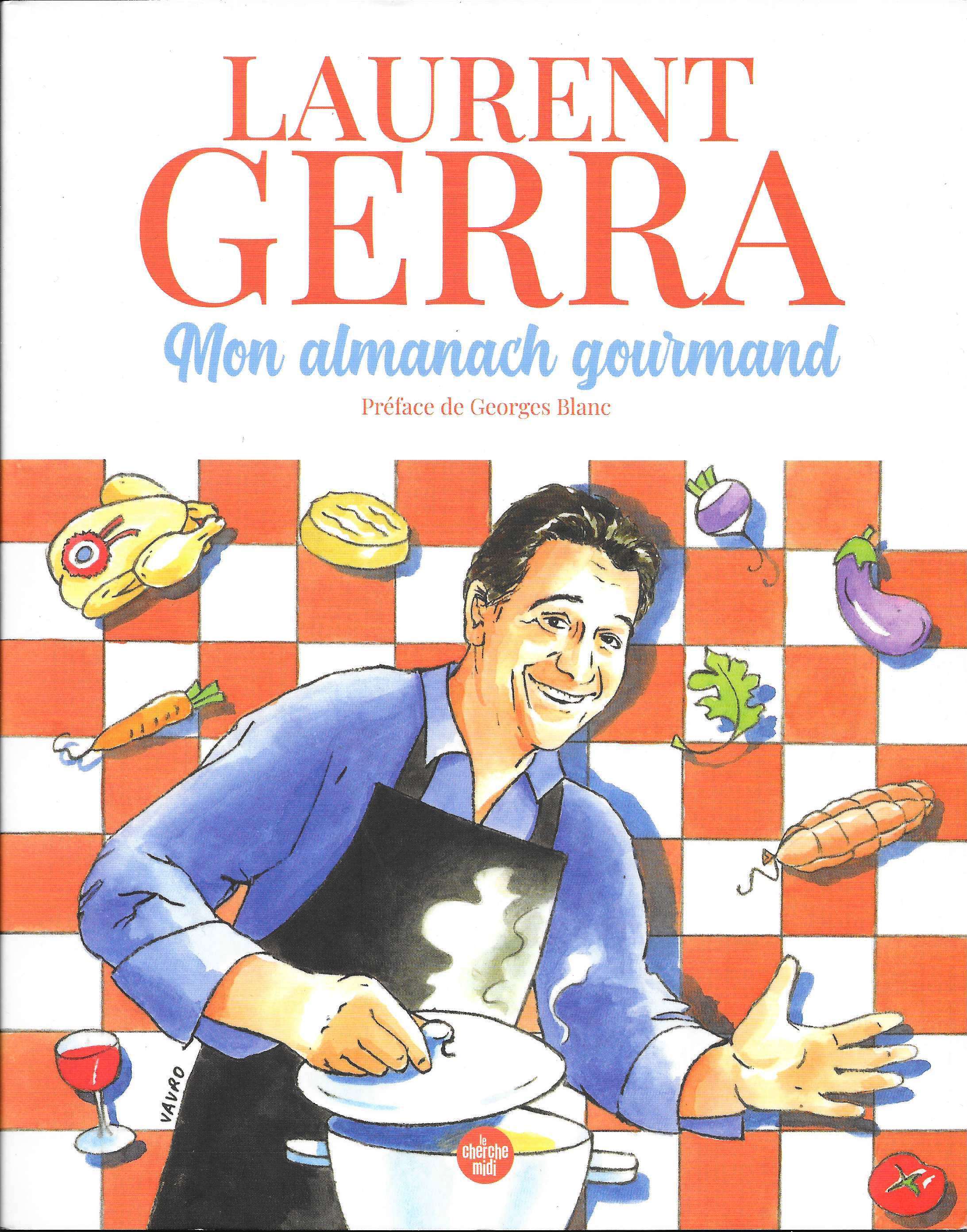 Dessins pour "L'almanach gourmand" de Laurent Gerra